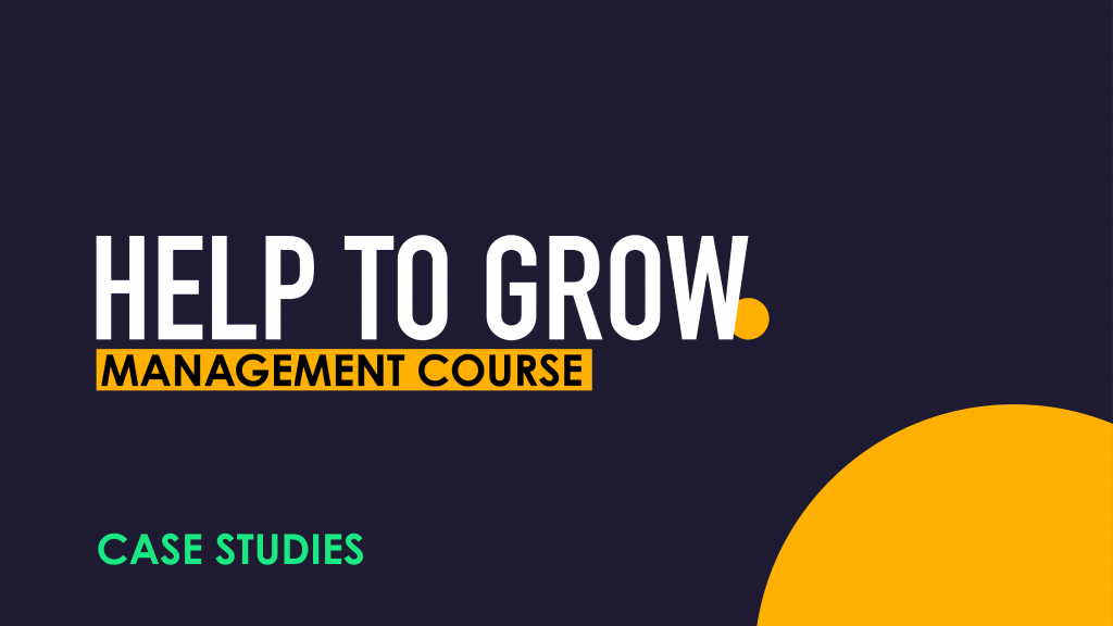 Help to Grow: Management Course Case Studies